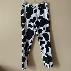 Funky Cow Print Trousers